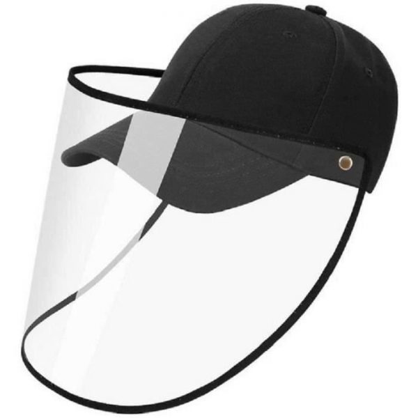 Masque Avec Visière Amovible NHQZ Masque UV Respirant Avec Chapeau Amovible,Couvre Protection Cou Visage Soleil