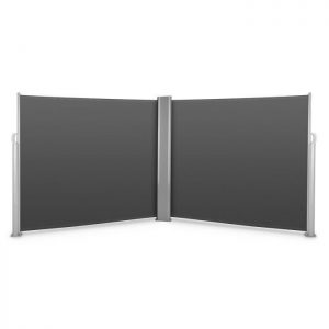 Blumfeldt Bari Doppio 616 Double store latéral 6×1,6m aluminium -anthracite