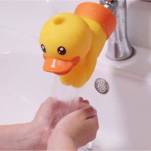 beguinstore® Cuisine salle de bain canard robinet prolongateur évier poignée prolongateur enfant jaune_love693