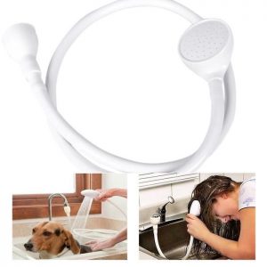 beguinstore® Simple large robinet évier de bain pommeau de douche tuyau de pulvérisation pousser sur mélangeur coiffeur animal de