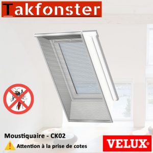 Moustiquaire VELUX CK02 – Fenêtre de toit