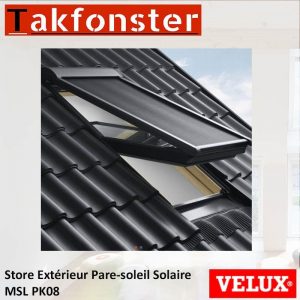 Store Extérieur Pare-Soleil Solaire VELUX – MSL PK08